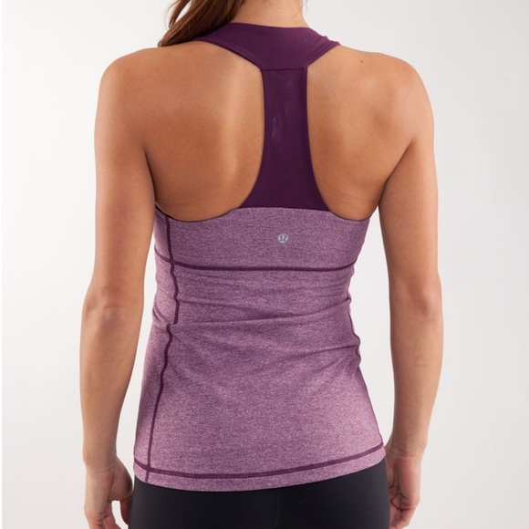 lululemon athletica Tops - Lululemon Tank Top Heathered Plum size 4